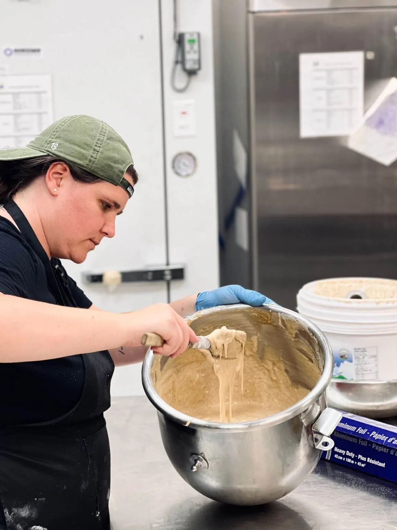 Kitchen staff cooking